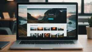 Menu site web design