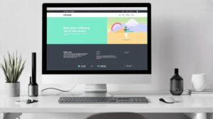 Site web flat design