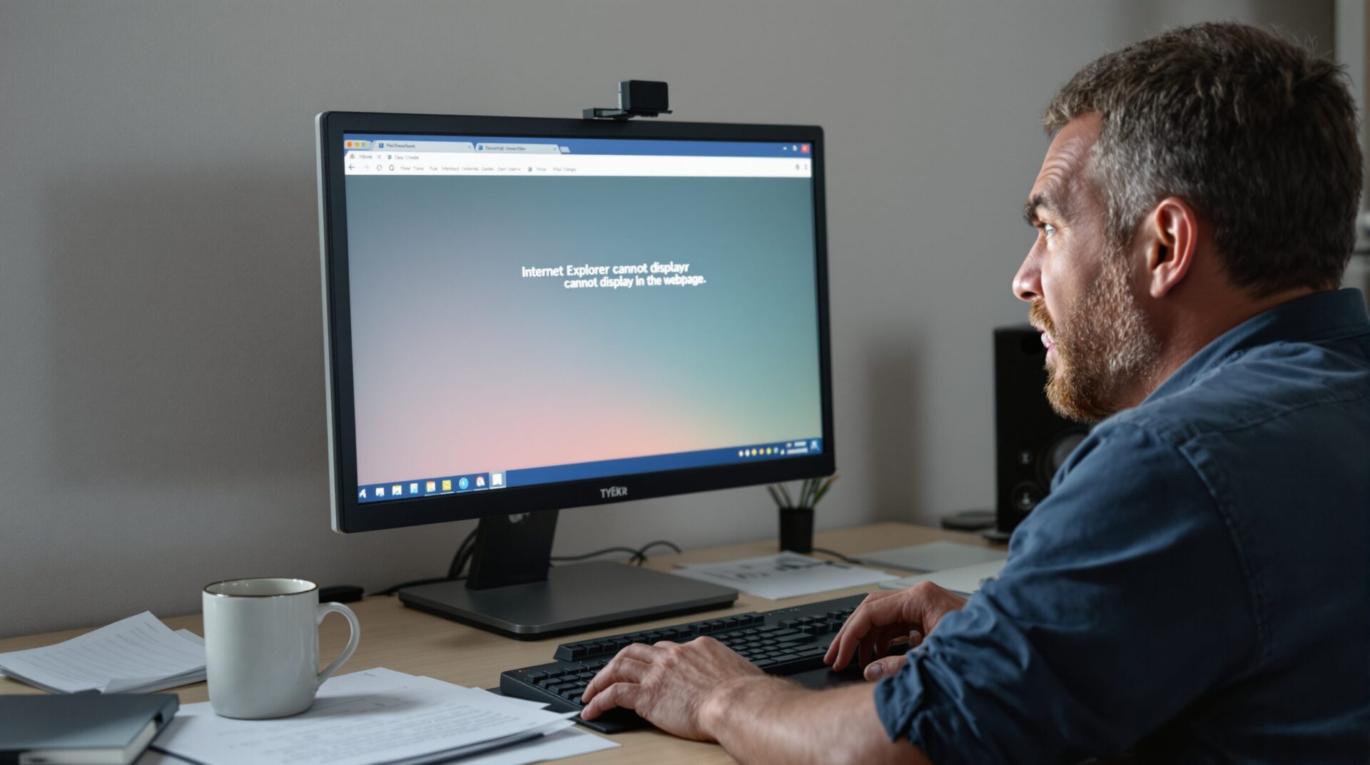 Internet Explorer ne peut pas afficher cette page web