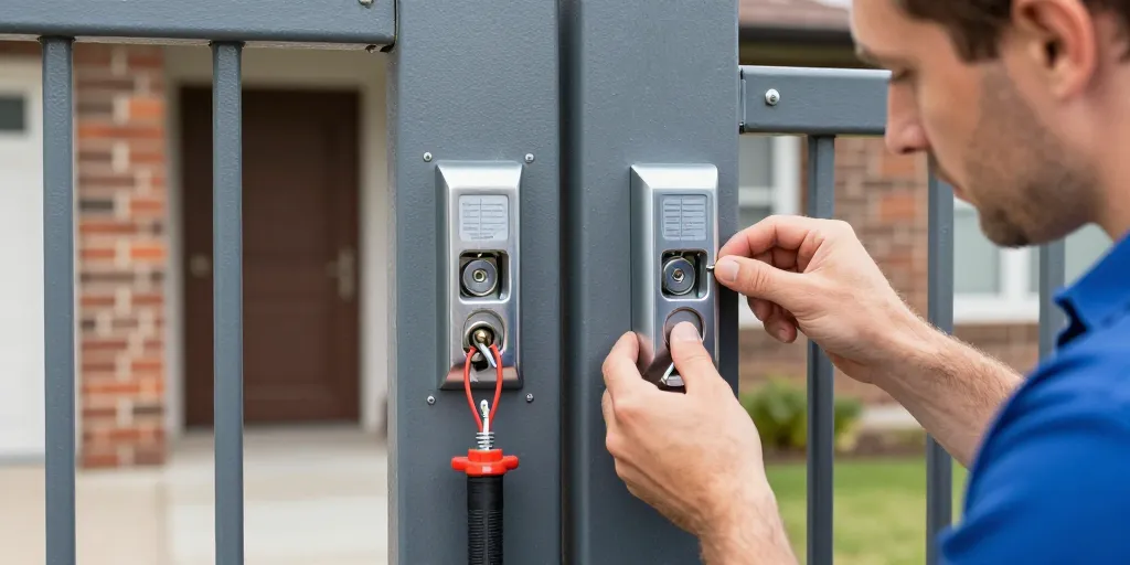 serrure electrique pour portail
